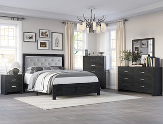 SETB9280 JAYLEN QUEEN BLACK BEDROOM GROUP