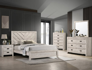 SETB9330 VALOR FULL BEDROOM GROUP WHITE