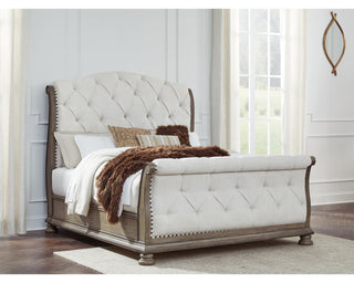 Ardenfield Queen Upholstered Sleigh Bed