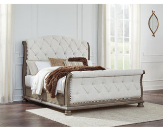 Ardenfield California King Upholstered Sleigh Bed