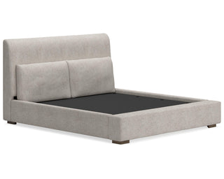 Cabalynn King Upholstered Bed, Dresser and Mirror