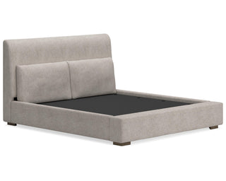 Cabalynn California King Upholstered Bed, Dresser and Mirror