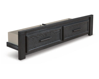 Foyland Queen Panel Storage Bed, Dresser and Mirror