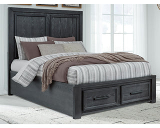 Foyland Queen Panel Storage Bed