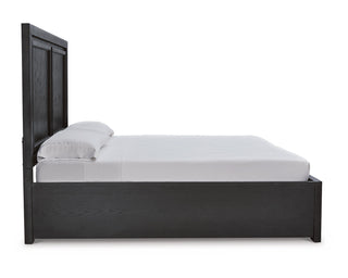 Foyland King Panel Storage Bed, Dresser and Mirror