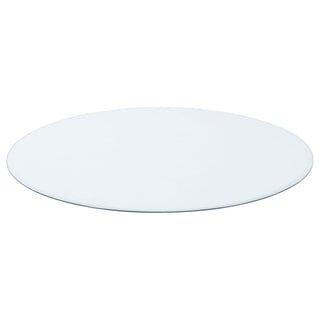 25-inch 8mm Round Clear Tempered Glass Top