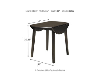 Hammis Dining Table with 2 Chairs