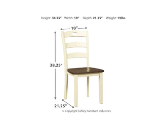 Woodanville Dining Table with 2 Chairs