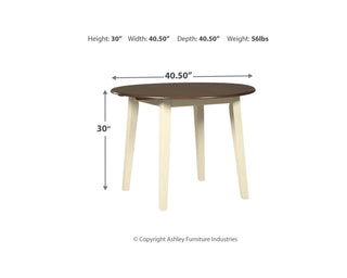 Woodanville Dining Table with 2 Chairs