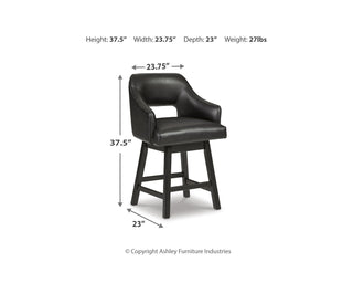 Tallenger Counter Height Bar Stool (Set of 2)