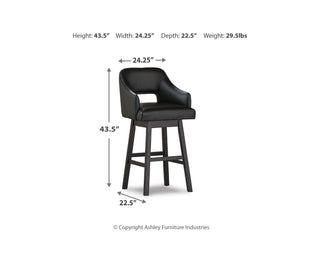 Tallenger Bar Height Bar Stool (Set of 2)