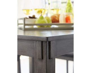 Bridson Counter Height Dining Table and Bar Stools (Set of 5)