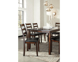 Coviar Dining Table and Chairs with Bench (Set of 6)
