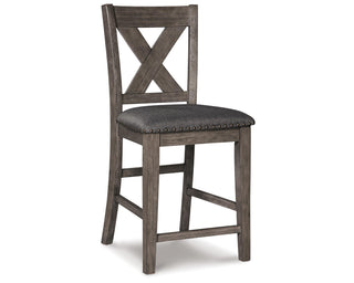 Caitbrook Counter Height Upholstered Bar Stool (Set of 2)