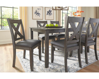 Caitbrook Dining Table and Chairs (Set of 7)