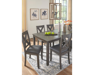 Caitbrook Dining Table and Chairs (Set of 7)