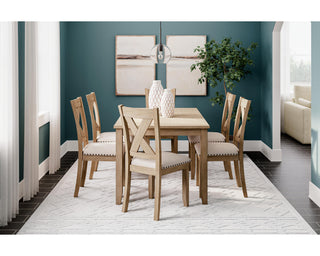 Sanbriar Dining Table and Chairs (Set of 7)