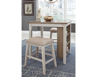 Skempton Counter Height Dining Table and Bar Stools (Set of 3)