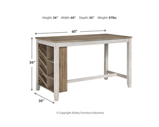 Skempton Counter Height Dining Table and 4 Barstools
