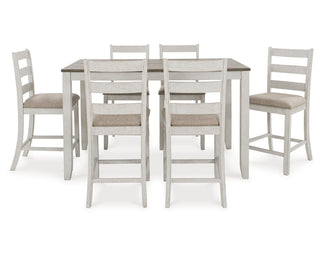 Skempton Counter Height Dining Table and Bar Stools (Set of 7)