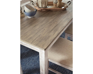 Skempton Counter Height Dining Table and 2 Barstools