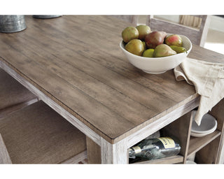 Skempton Counter Height Dining Table and Bar Stools (Set of 3)