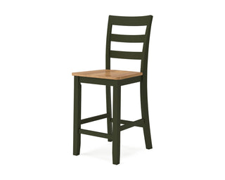 Gesthaven Counter Height Dining Table and 2 Barstools