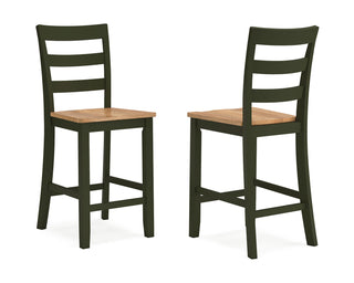 Gesthaven Counter Height Dining Table and 4 Barstools