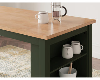 Gesthaven Counter Height Dining Table and 2 Barstools