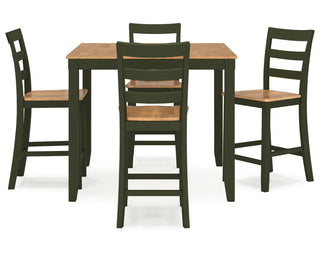 Gesthaven Counter Height Dining Table and 4 Barstools (Set of 5)