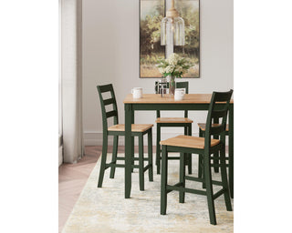 Gesthaven Counter Height Dining Table and 4 Barstools (Set of 5)