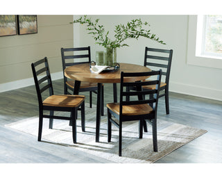 Blondon Dining Table and 4 Chairs (Set of 5)