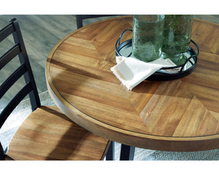 Blondon Dining Table and 4 Chairs (Set of 5)