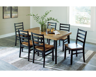 Blondon Dining Table and 6 Chairs (Set of 7)