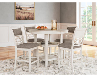 Erinberg Counter Height Dining Table and 4 Barstools (Set of 5)