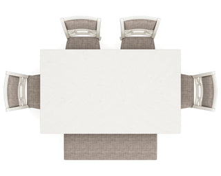 Erinberg Dining Table and 4 Chairs and Bench (Set of 6)