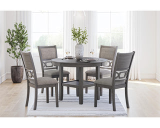 Wrenning Dining Table and 4 Chairs (Set of 5)