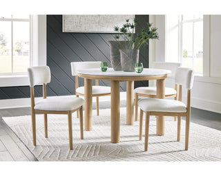 Sawdyn Dining Table and 4 Chairs
