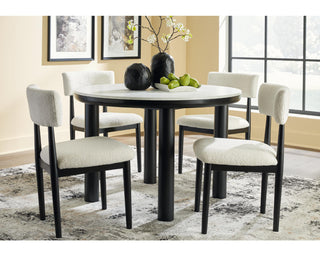 Xandrum Dining Table and 4 Chairs