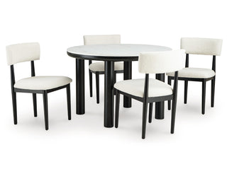Xandrum Dining Table and 4 Chairs