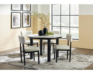 Xandrum Dining Table and 4 Chairs