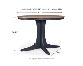 Landocken Dining Table and 4 Chairs