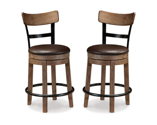Pinnadel Counter Height Bar Stool (Set of 2)
