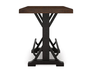 Valebeck Counter Height Dining Table and 6 Barstools