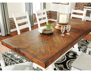 Valebeck Dining Table and 8 Chairs