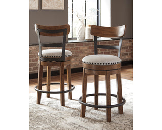 Valebeck Counter Height Dining Table and 4 Barstools