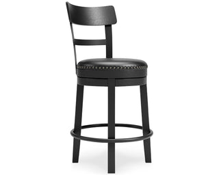 Valebeck Counter Height Dining Table and 6 Barstools