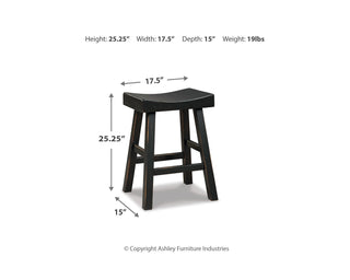 Glosco Counter Height Bar Stool (Set of 2)