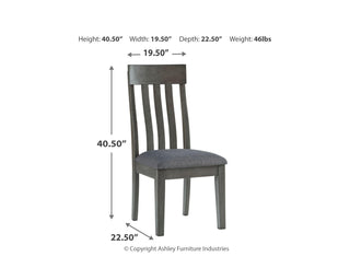 Hallanden Dining Table, 6 Chairs and Server