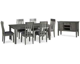 Hallanden Dining Table, 6 Chairs and Server